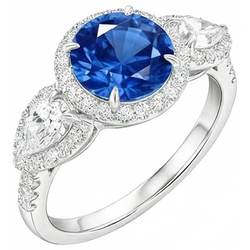 Echter Saphir Ring 5.30 Karat