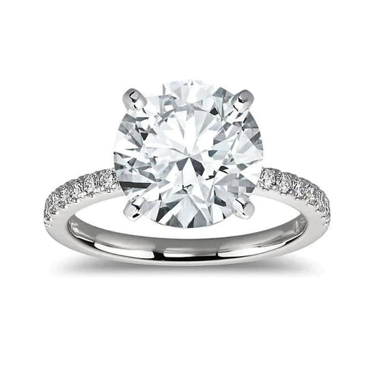 5 Karat Echt Diamant-Jubiläums Ring
