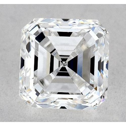 5 Karat Asscher-Diamant, lose, F, VVS2, sehr guter Schliff