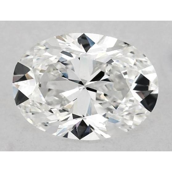 5 Karat ovaler Diamant, lose, F, VVS1, sehr guter Schliff