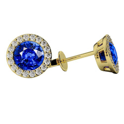 Naturreiner VVS Reinheit Blauer Saphir Designer-Schmuck 5,30