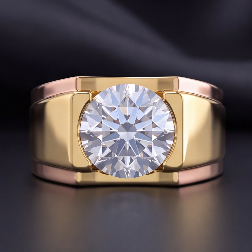 5 Karat Herren-Diamantring