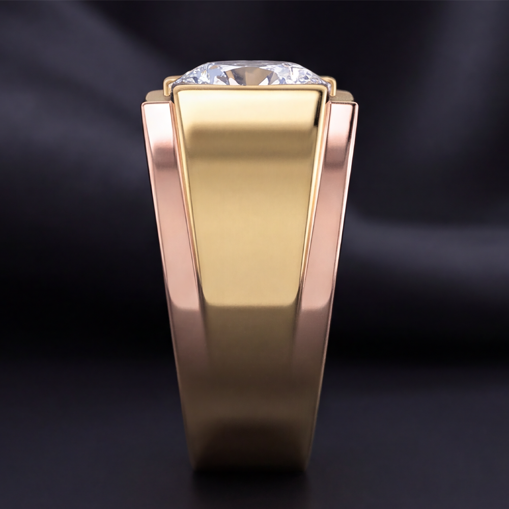 5 Karat Herren-Diamantring