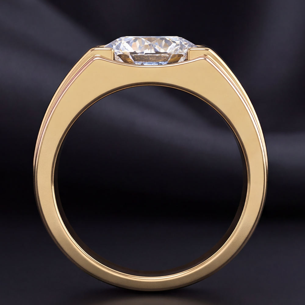 5 Karat Herren-Diamantring