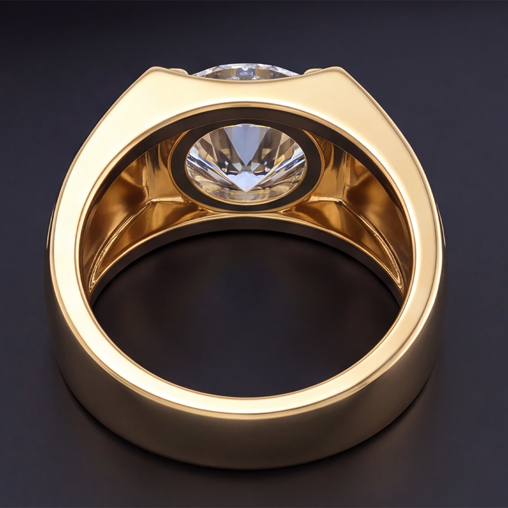 5 Karat Herren-Diamantring