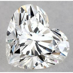5,5 Karat Herzförmiger, natürlicher, aus der Erde gewonnener Diamant, lose, E, VS1, sehr guter Schliff.