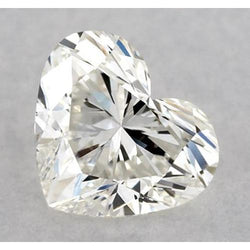 5,5 Karat, Herzschliff, natürlicher, aus der Erde gewonnener Diamant (lose), F VVS2, sehr guter Schliff