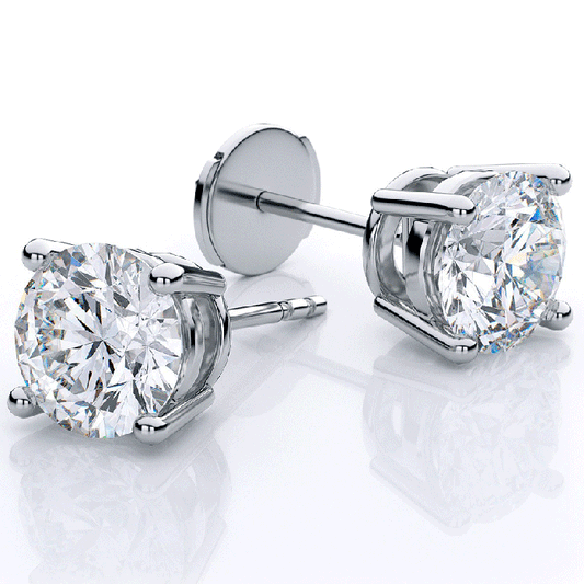 5 Karat echte Diamantohrringe
