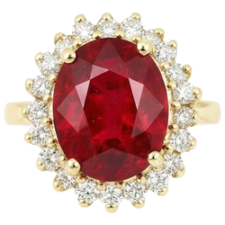 Echter Rubin Ring 5.75 Karat