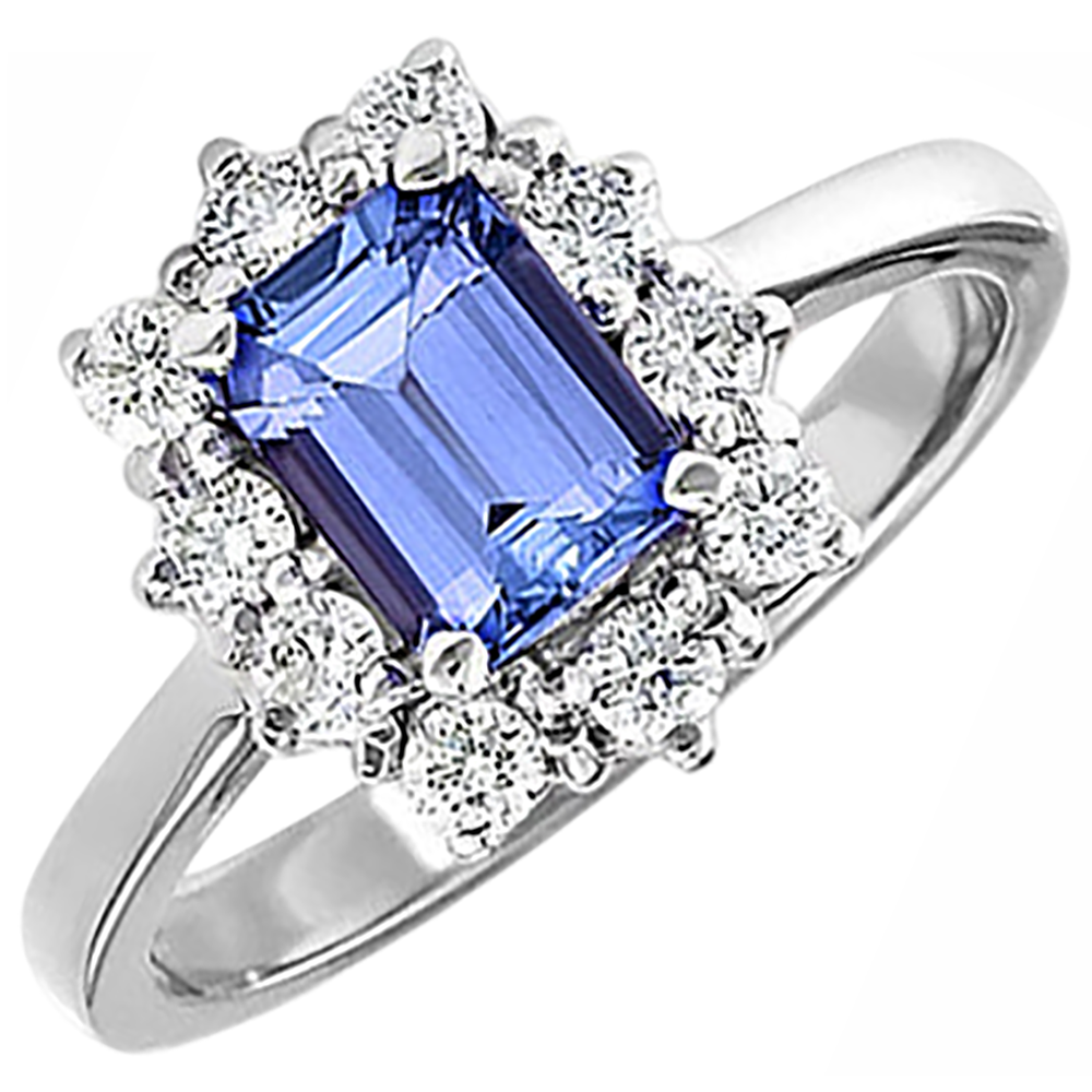 echter round diamant 6.20Karat ring Seitenansicht