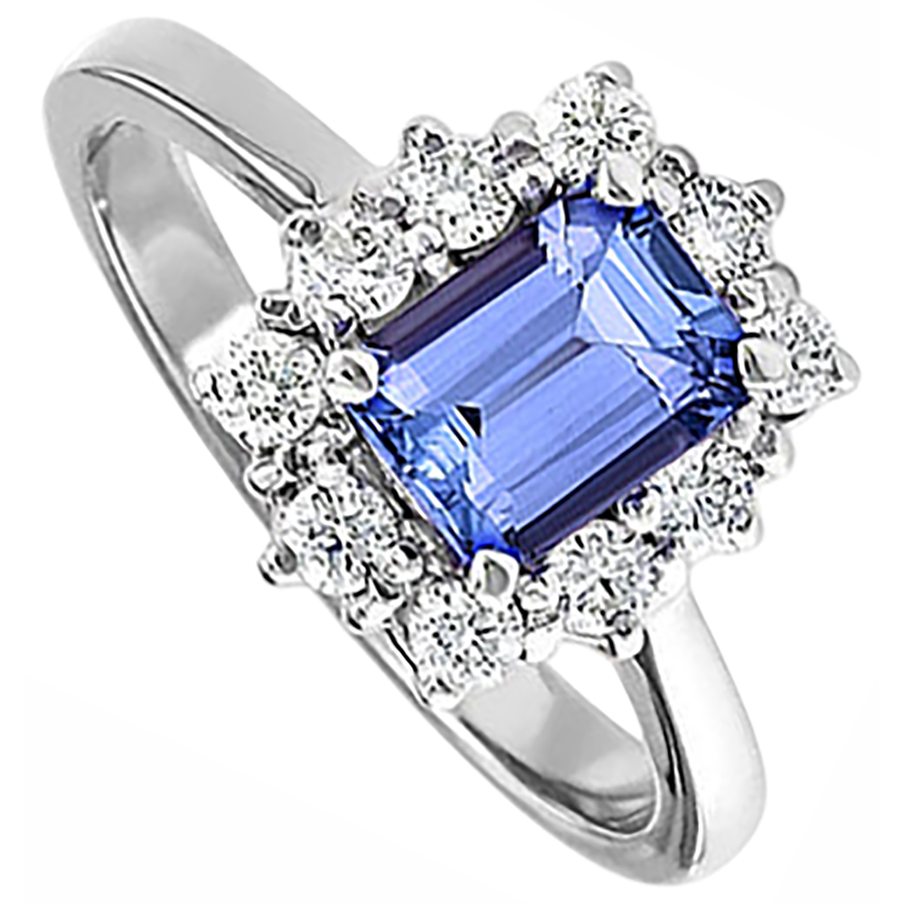 echter round diamant 6.20Karat ring Detailansicht