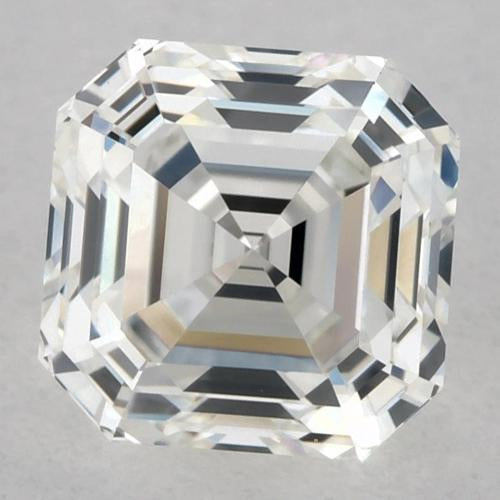 6 Karat Asscher-Diamant, lose, E, VVS2, sehr guter Schliff