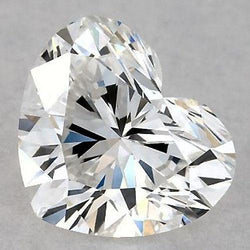 6 Karat Herzförmiger, natürlicher, aus der Erde gewonnener Diamant, lose, F, VVS2, sehr guter Schliff