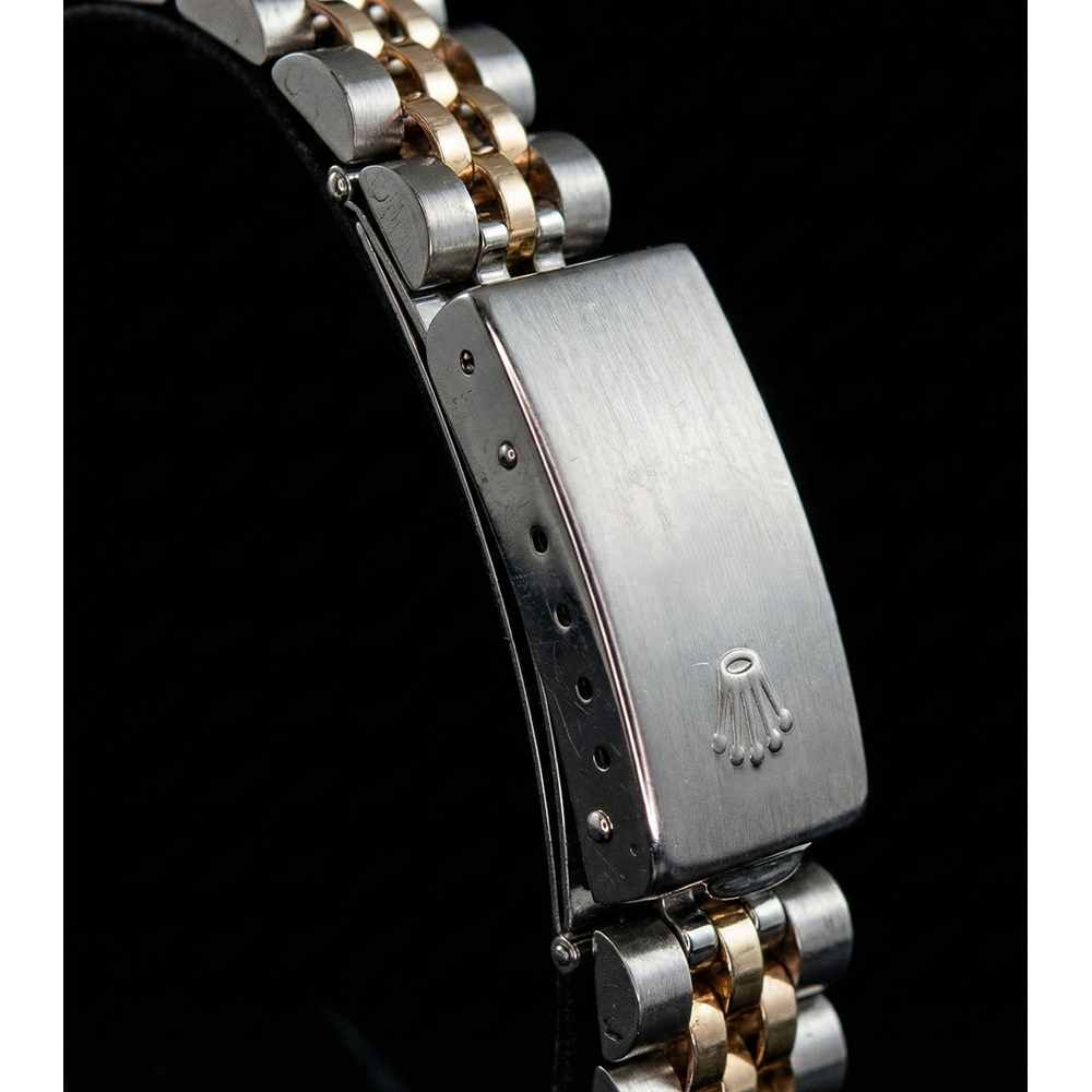 Dame Rolex Gelbgold Datejust Uhr Perpetual Arabisches Zifferblatt Edelstahl