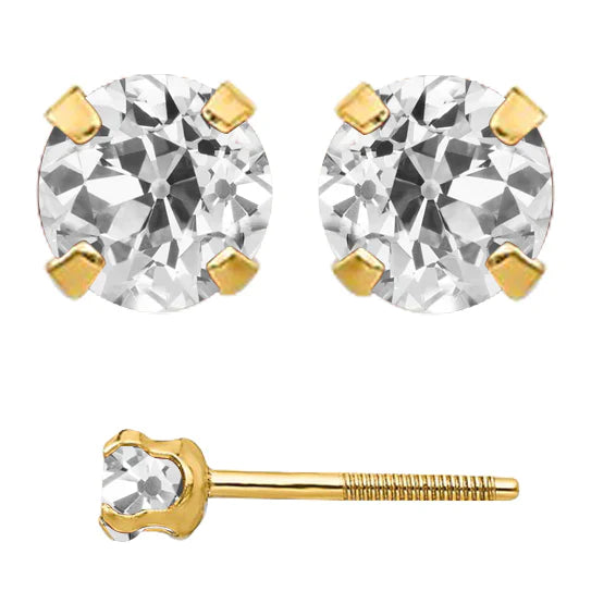 Natürlicher Diamant Ohrhänger – Hauptansicht