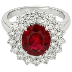 Echter Rubin Ring 4.50 Karat