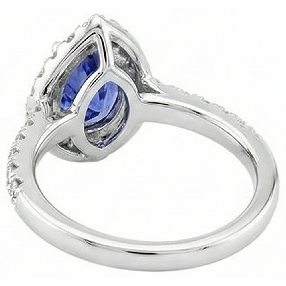 echter round diamant 6.60Karat ring auf Weiß