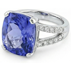 7 Ct natürlicher Saphir-Edelsteinring
