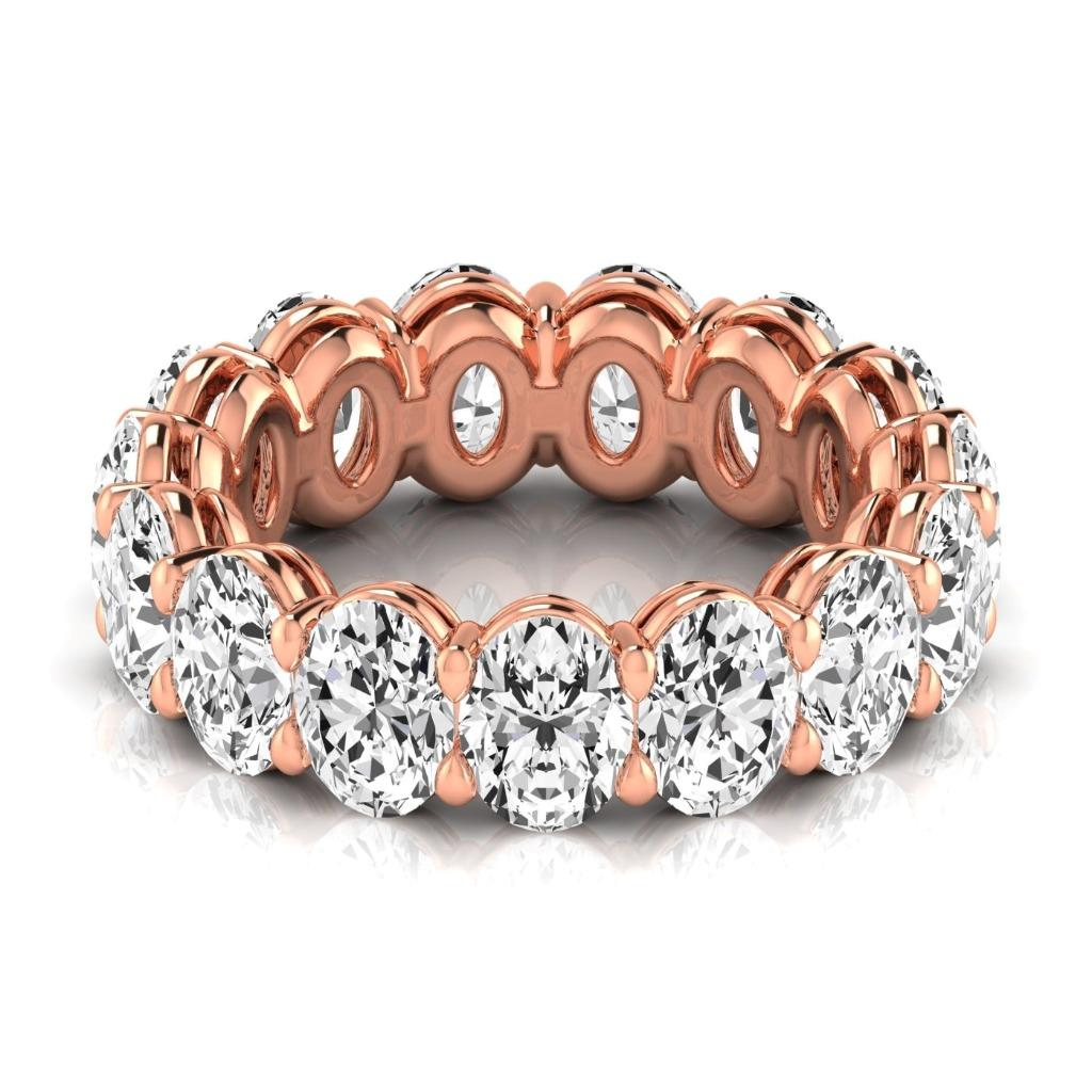 Brillanter Brillant Eternity Band 7,50 Karat – Frontansicht