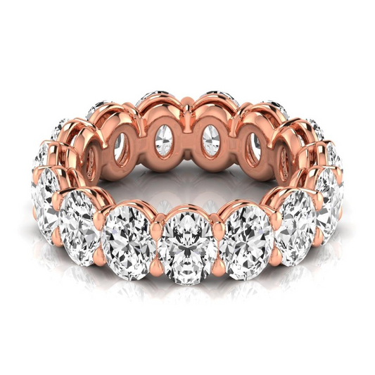 Brillanter Brillant Eternity Band 7,50 Karat – Frontansicht