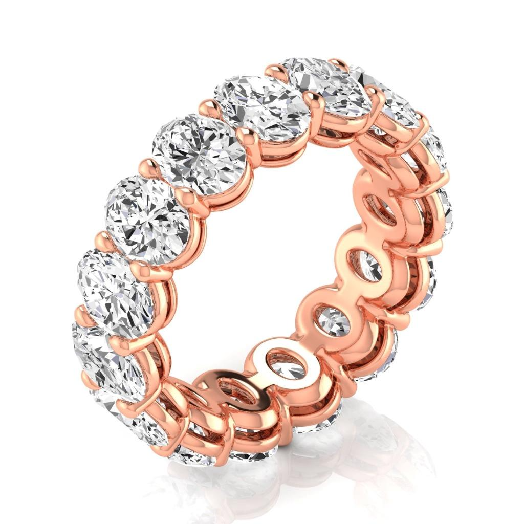 Brillant Eternity Band 7,50 Karat 14 Karat Roségold – Hauptansicht
