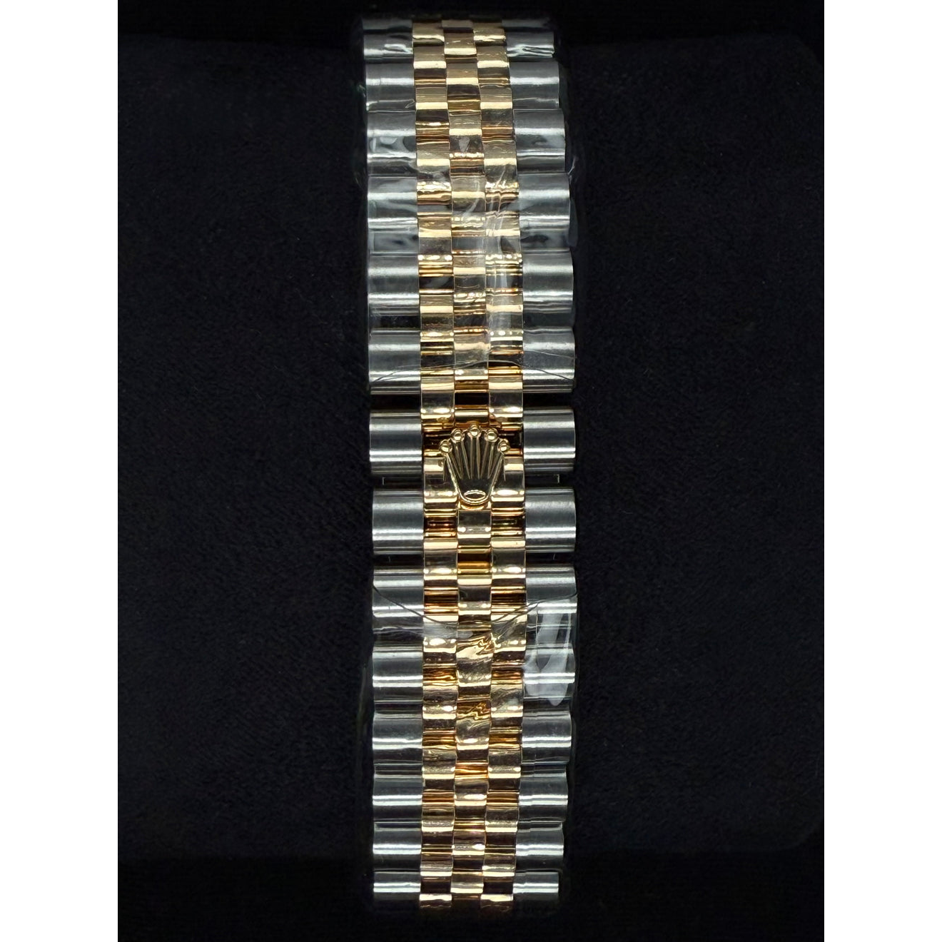 Schmuckstein Rolex in Two Tone – Rückansicht