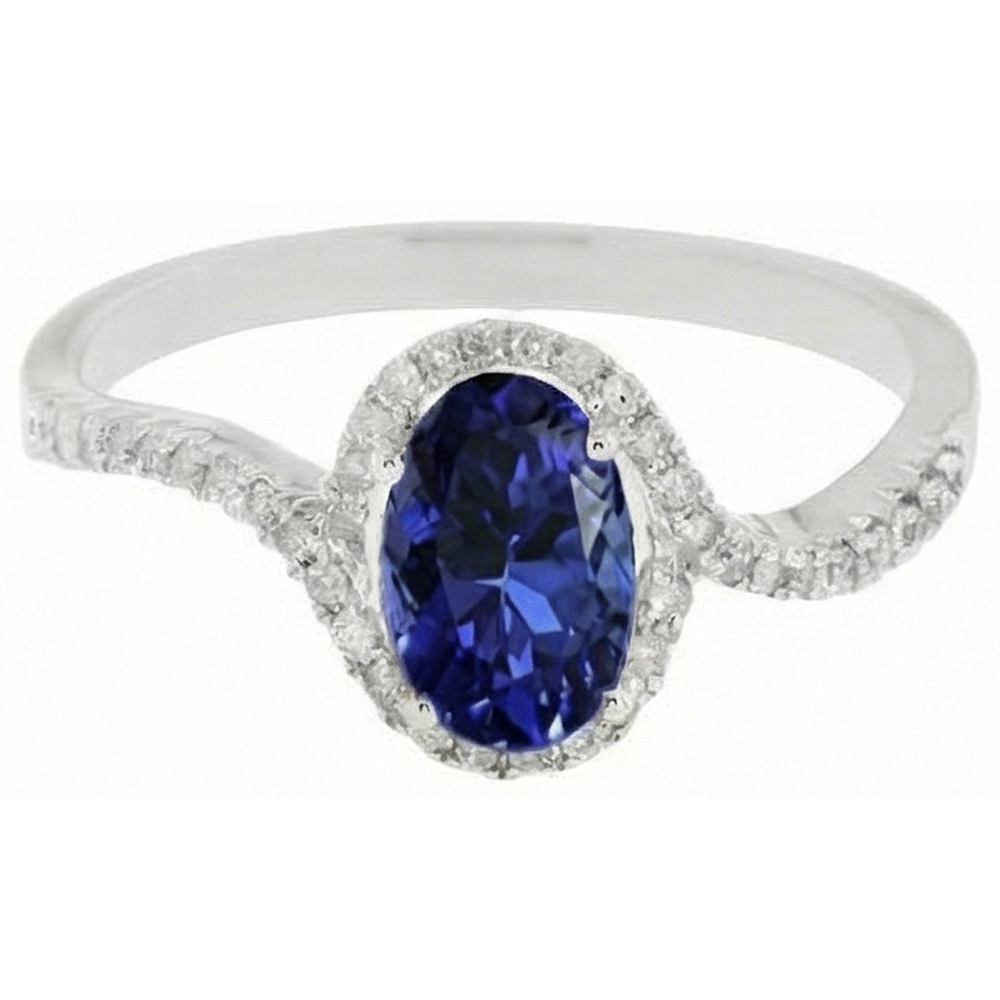 echter oval diamant 7.75Karat ring Detailansicht