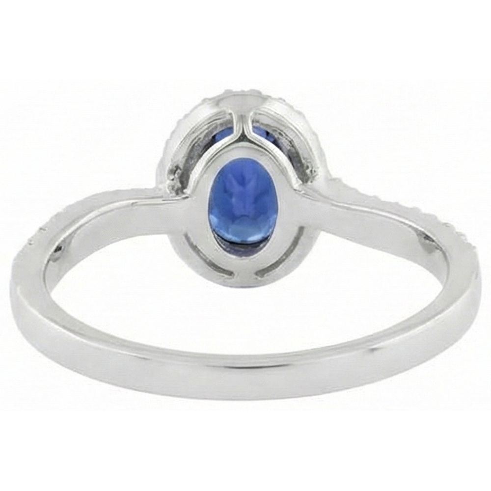 echter oval diamant 7.75Karat ring mit Diamantbesatz