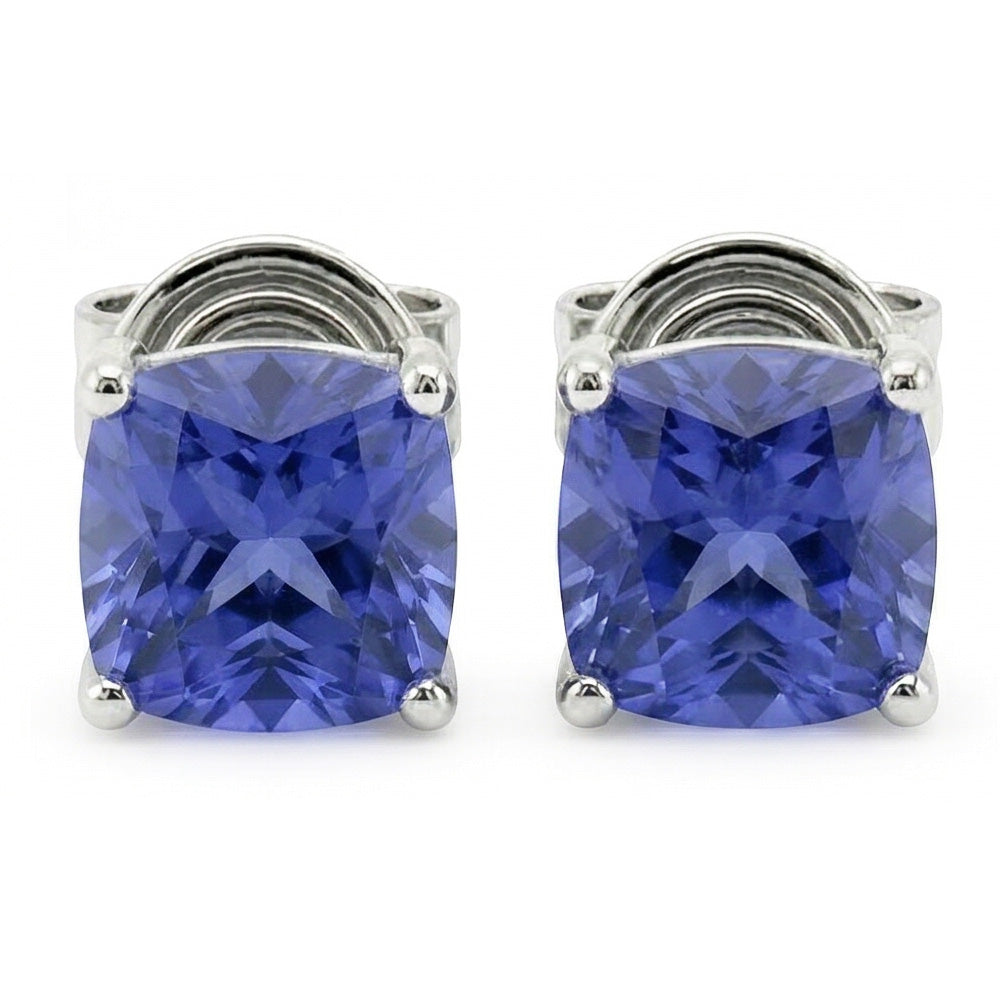 echter princess diamant 8Karat ohrring Vorderansicht