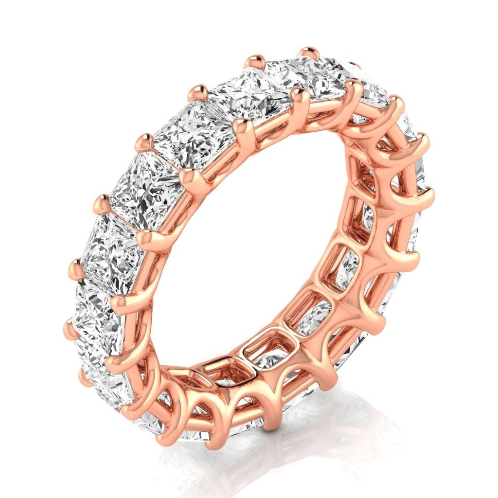 Handgefertigter Edler Diamant Eternity Band 8,5 Karat – Hauptansicht