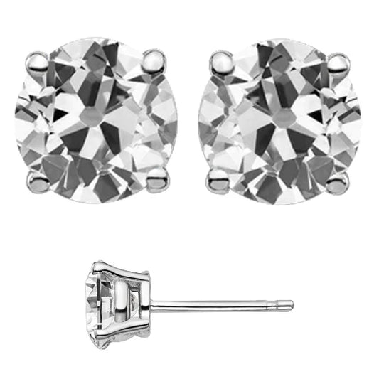 Maßgefertigter Diamant Ohrstecker 8 Karat – Hauptansicht