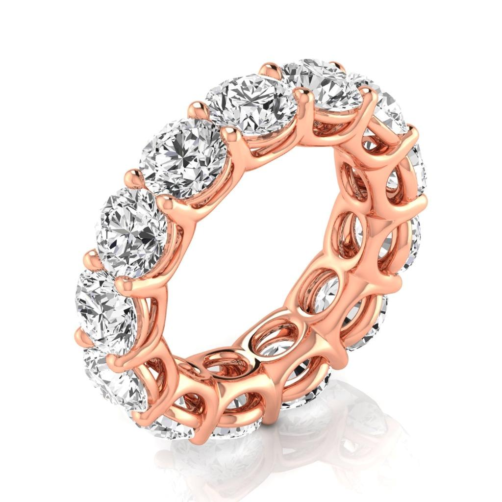 Brillant Eternity Band 0,75 Karat 14 Karat Roségold – Hauptansicht