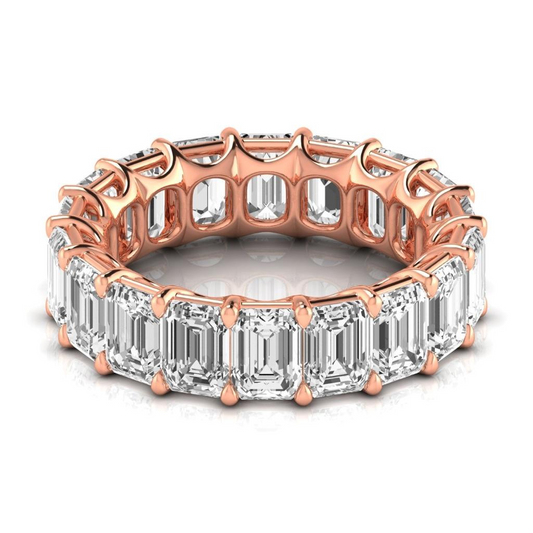 Brillant Eternity Band 0,50 Karat 14K Roségold – Frontansicht