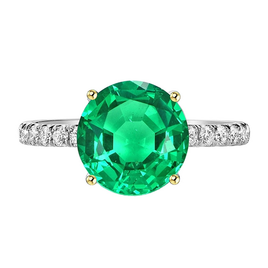Schimmernder Schmuckstein-Ring 3,50 Karat – Hauptansicht
