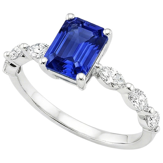 echter marquise diamant 4.50Karat ring Detailansicht
