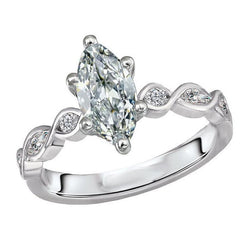 Maßgefertigter Jubiläumsring Edler Diamant Solitär-Ring mit