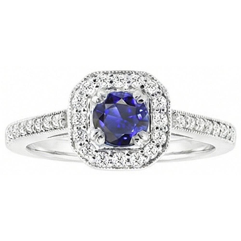 echter round diamant 3Karat ring Seitenansicht