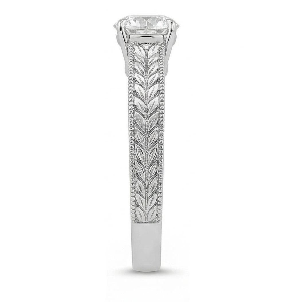 echter round diamant 2.50Karat ring Detailansicht