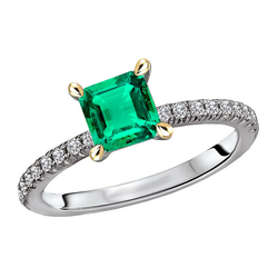 Handgefertigter Farbstein-Ring mit GIA-Zertifiziert Edler