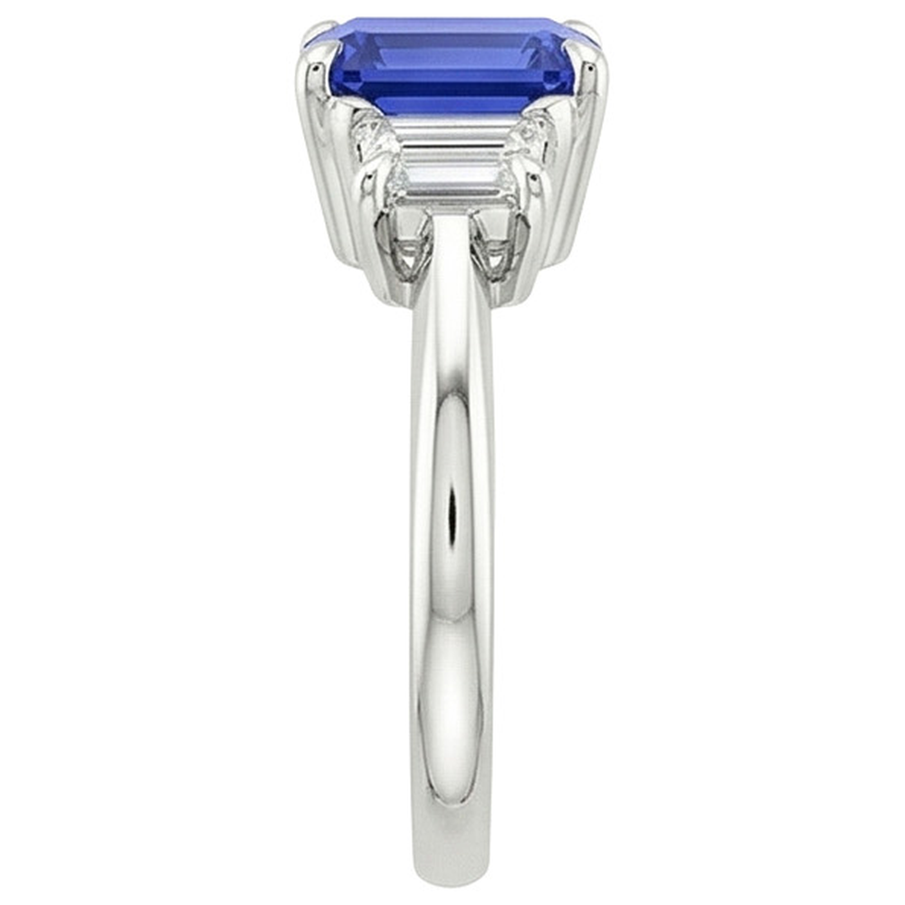 echter diamant 3.50Karat ring auf Weiß