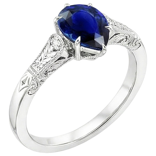 echter round diamant 3.25Karat ring Seitenansicht