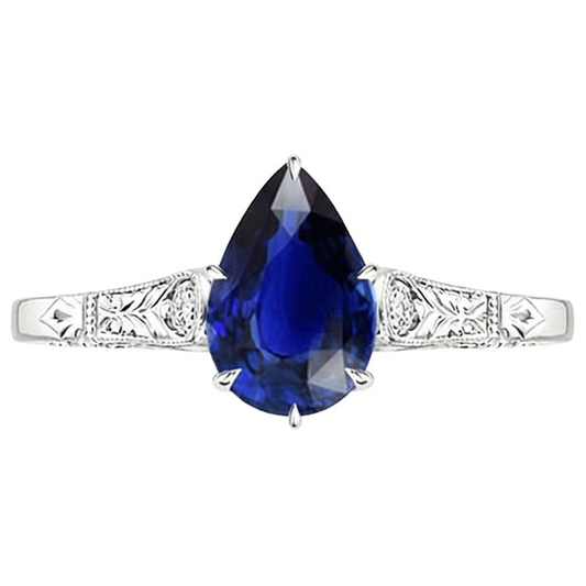 echter round diamant 3.25Karat ring Profilansicht