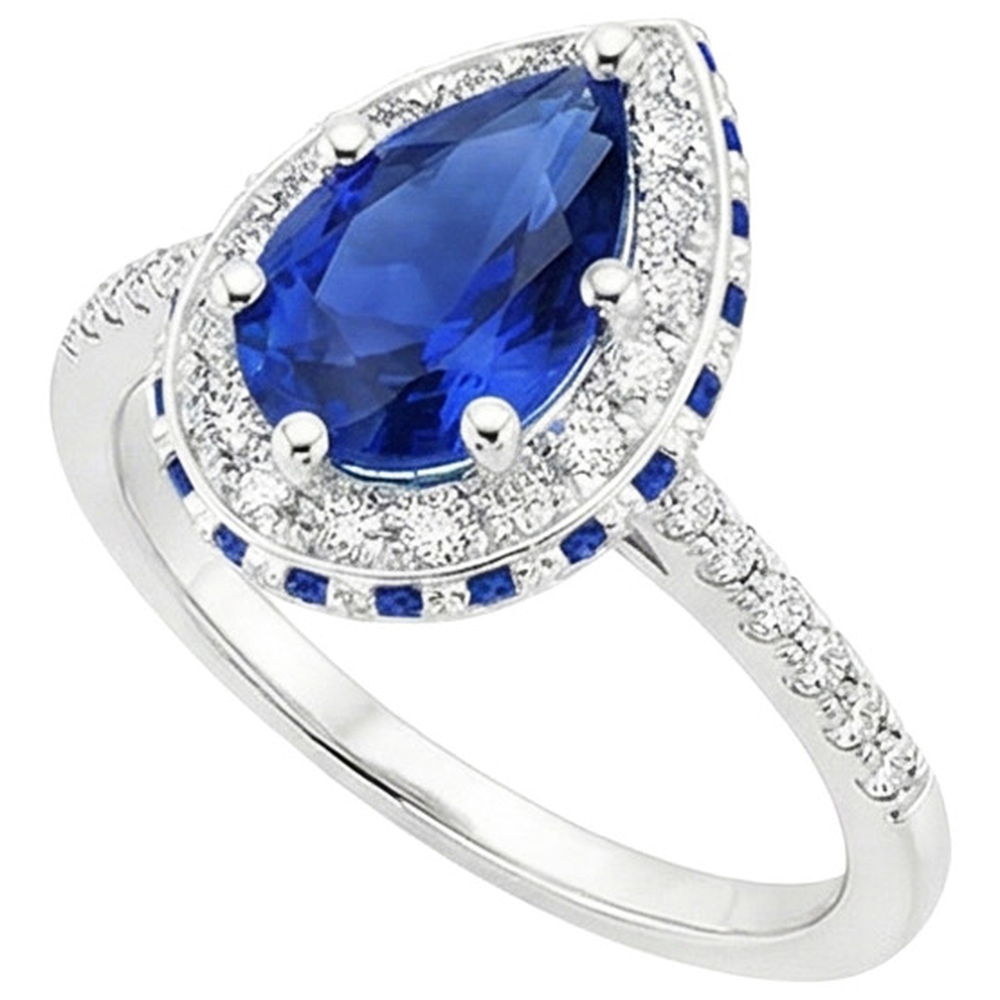 echter round diamant 5.25Karat ring Detailansicht