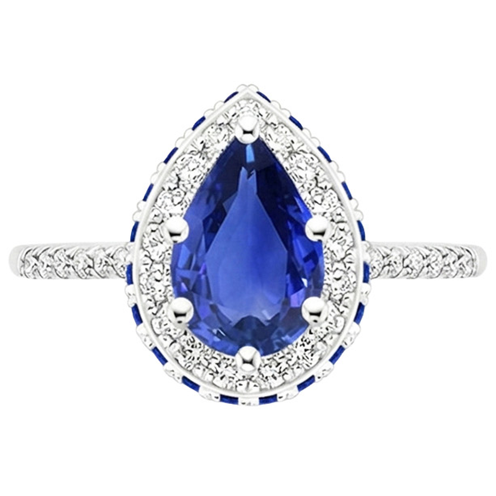 echter round diamant 5.25Karat ring Profilansicht
