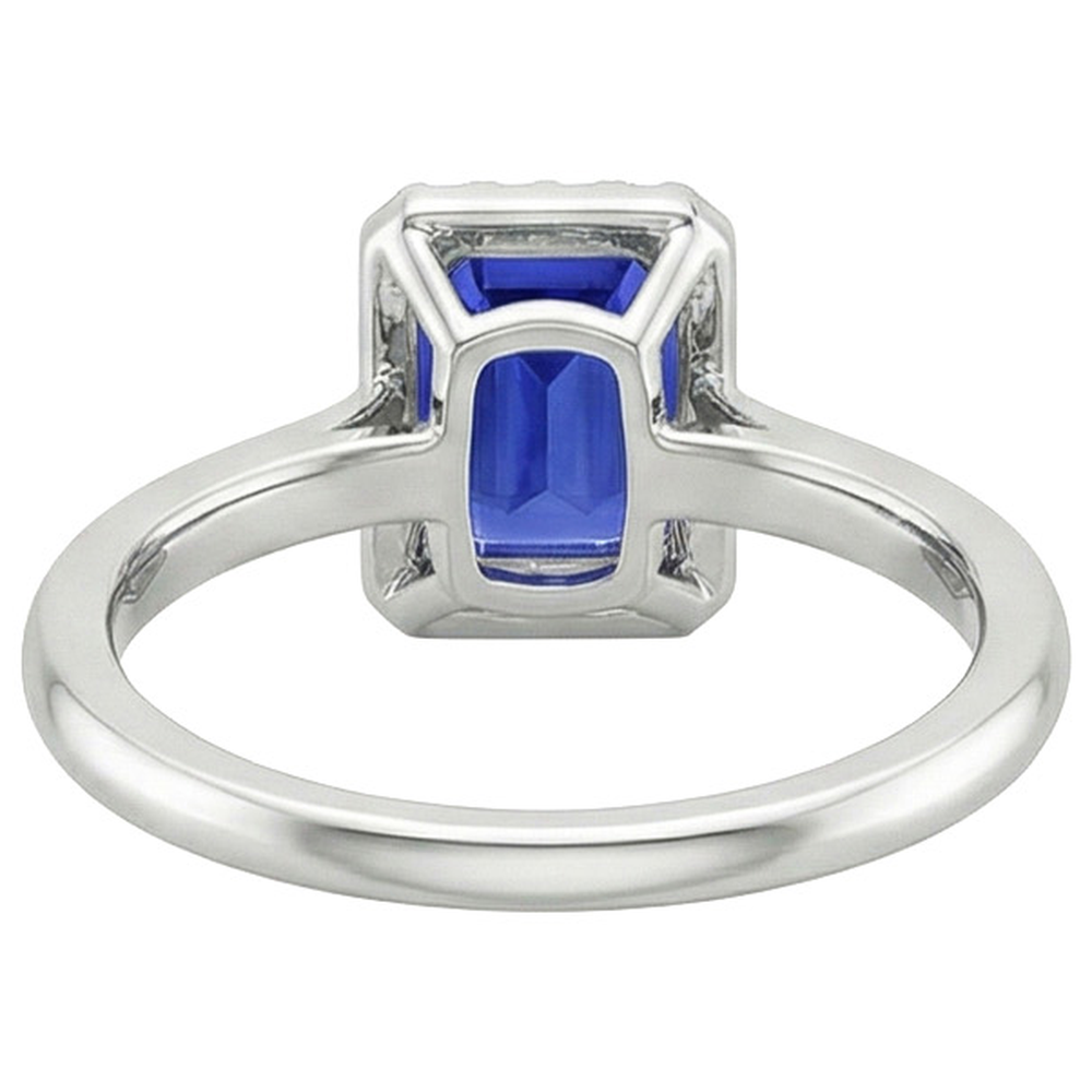 echter round diamant 4Karat ring Detailansicht