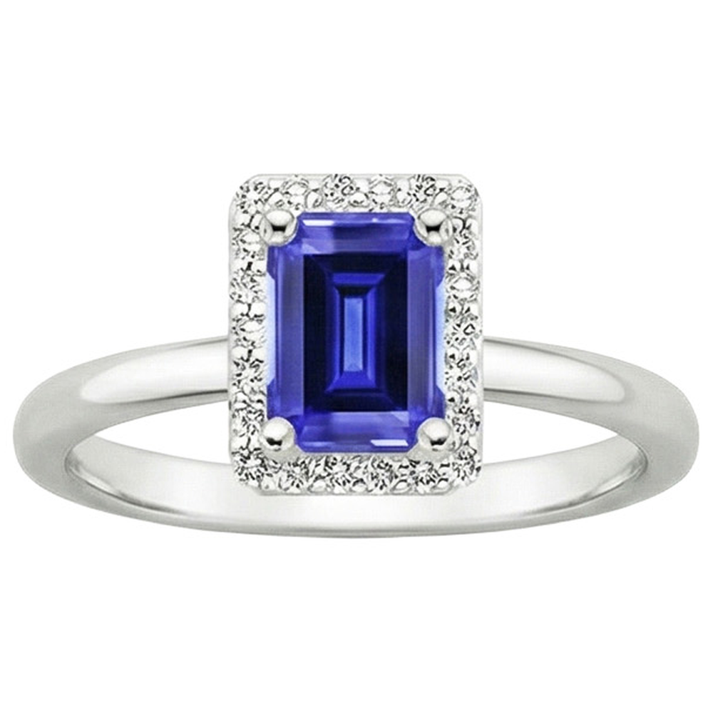 echter round diamant 4Karat ring Draufsicht