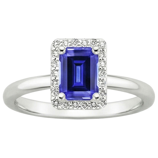 echter round diamant 4Karat ring Draufsicht