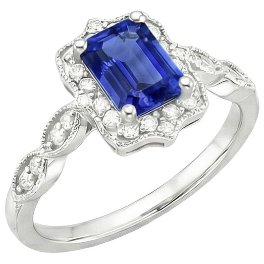 echter round diamant 4Karat ring Seitenansicht