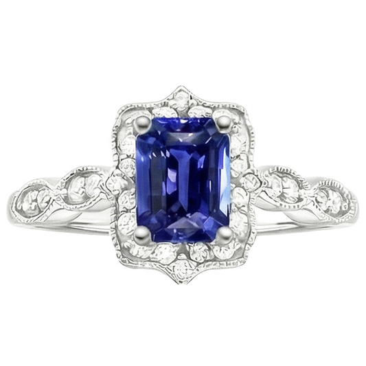 echter round diamant 4Karat ring Profilansicht