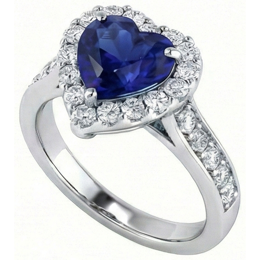 echter round diamant 4Karat ring Detailansicht